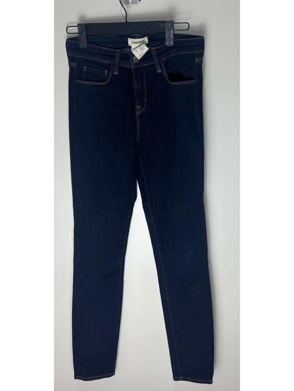 L’AGENCE Margot High Rise Ankle Skinny Jeans Size 26 Midnight Dark Wash NWOT